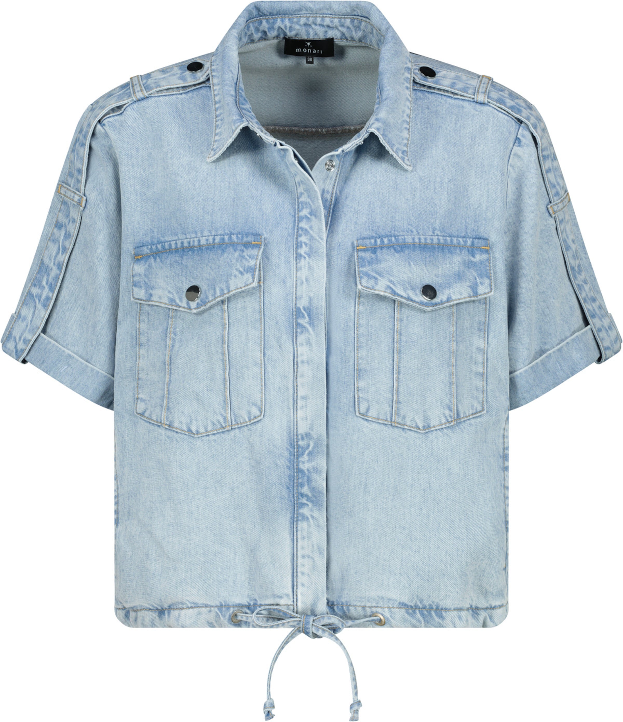 Veste mi-saison monari en bleu : devant