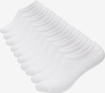 Occulto Ankle socks 'Strolch' in White: front
