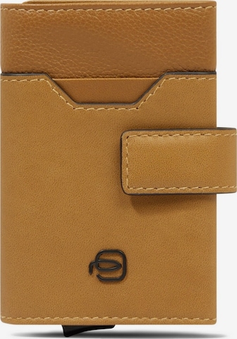 Piquadro Wallet in Yellow: front