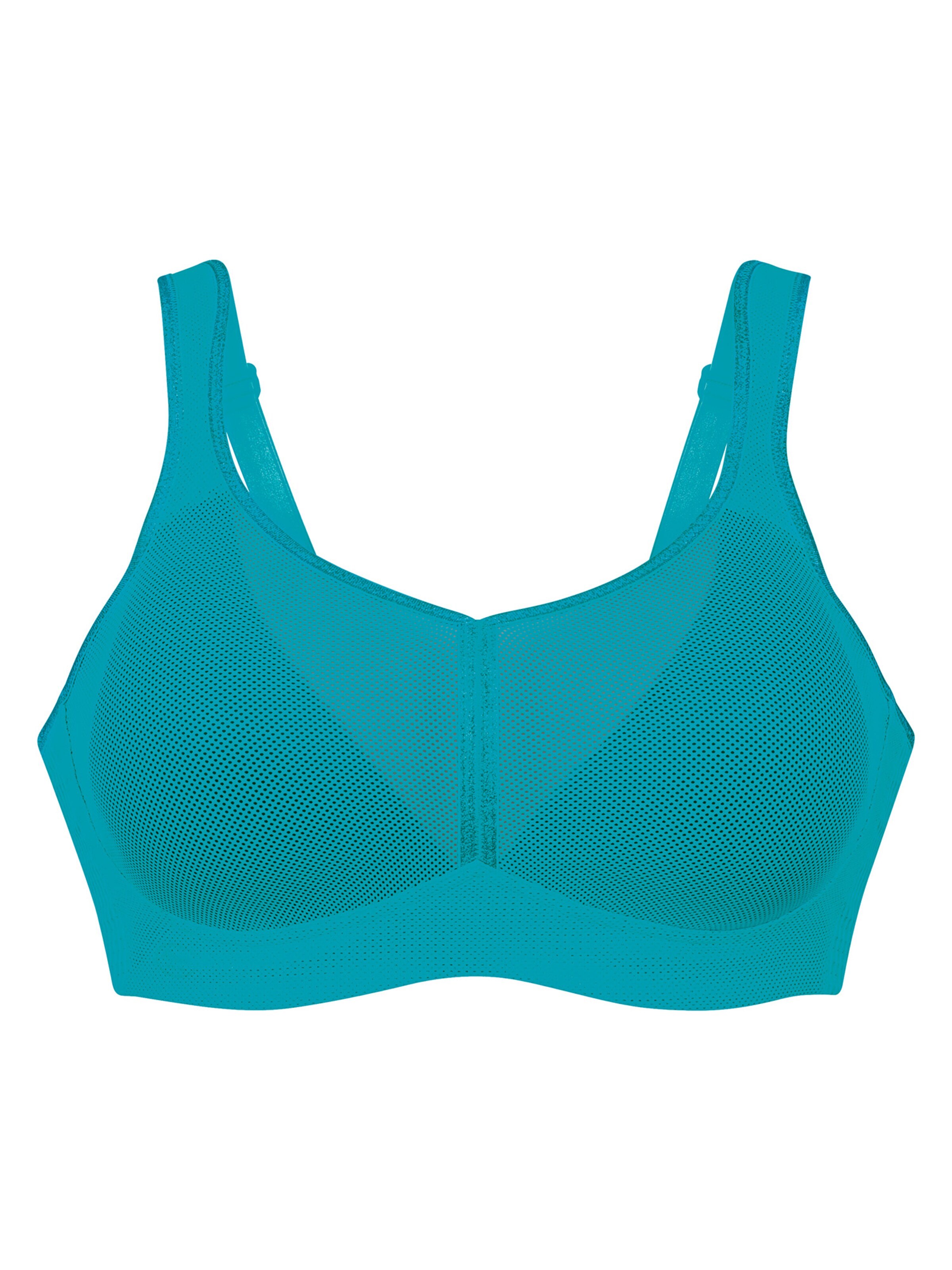 ANITA Bustier BH 'Air Control Delta Pad Sport' in Blauw: voorkant