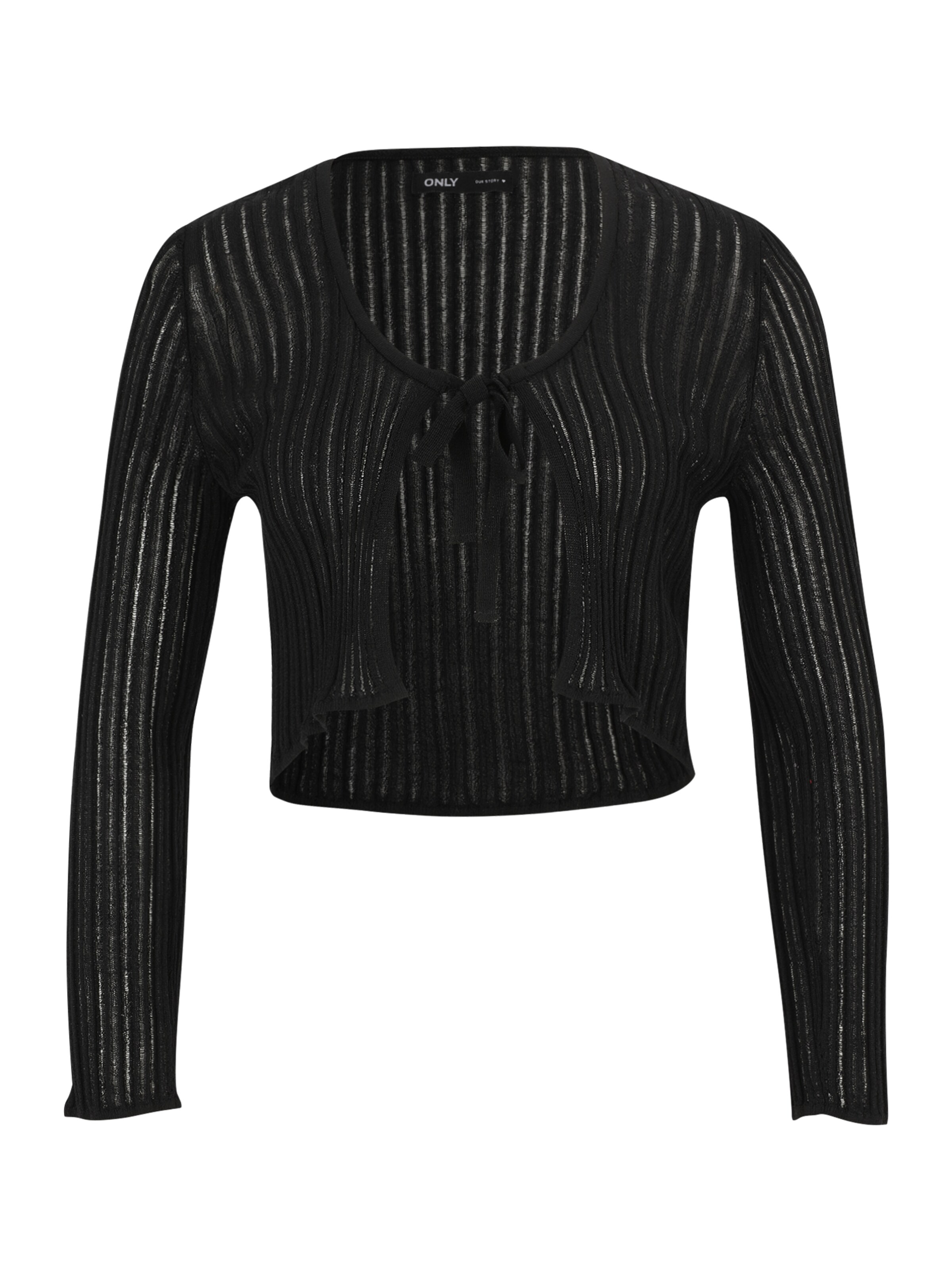 Only Petite Neuletakki 'EFFA' värissä musta: etupuoli