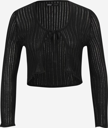 Only Petite Strickjacke 'EFFA' in Schwarz: predná strana