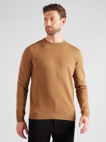 JACK & JONES Sweter w kolorze brązowy: przód