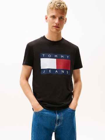 T-Shirt Tommy Jeans en noir : devant