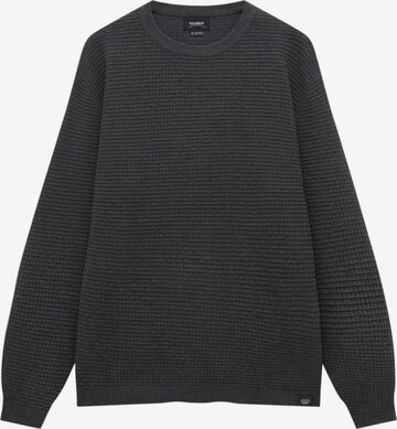 Pull&Bear Sweater in Grey: front