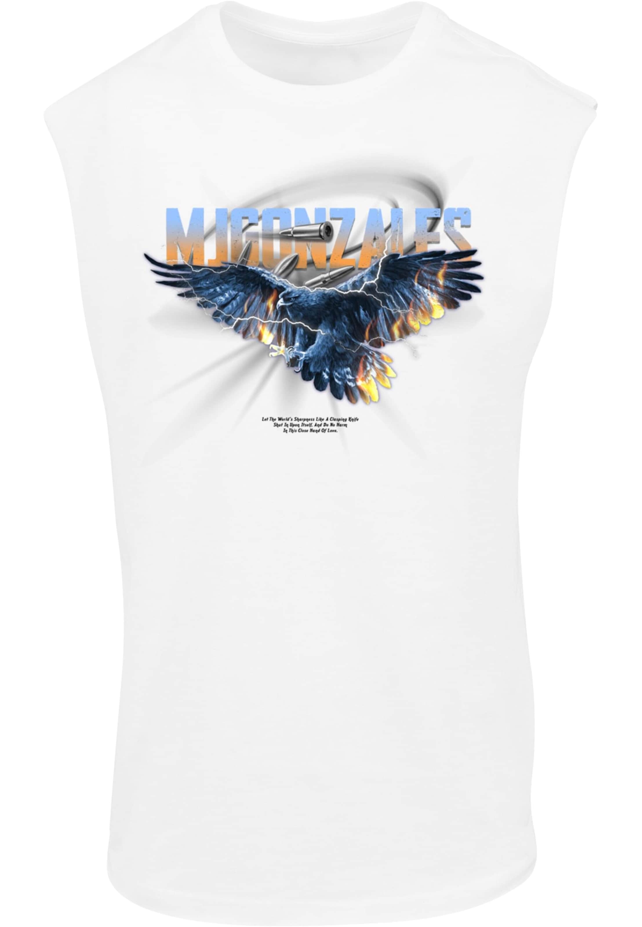 MJ Gonzales Shirt 'Eagle V.2' in White: front