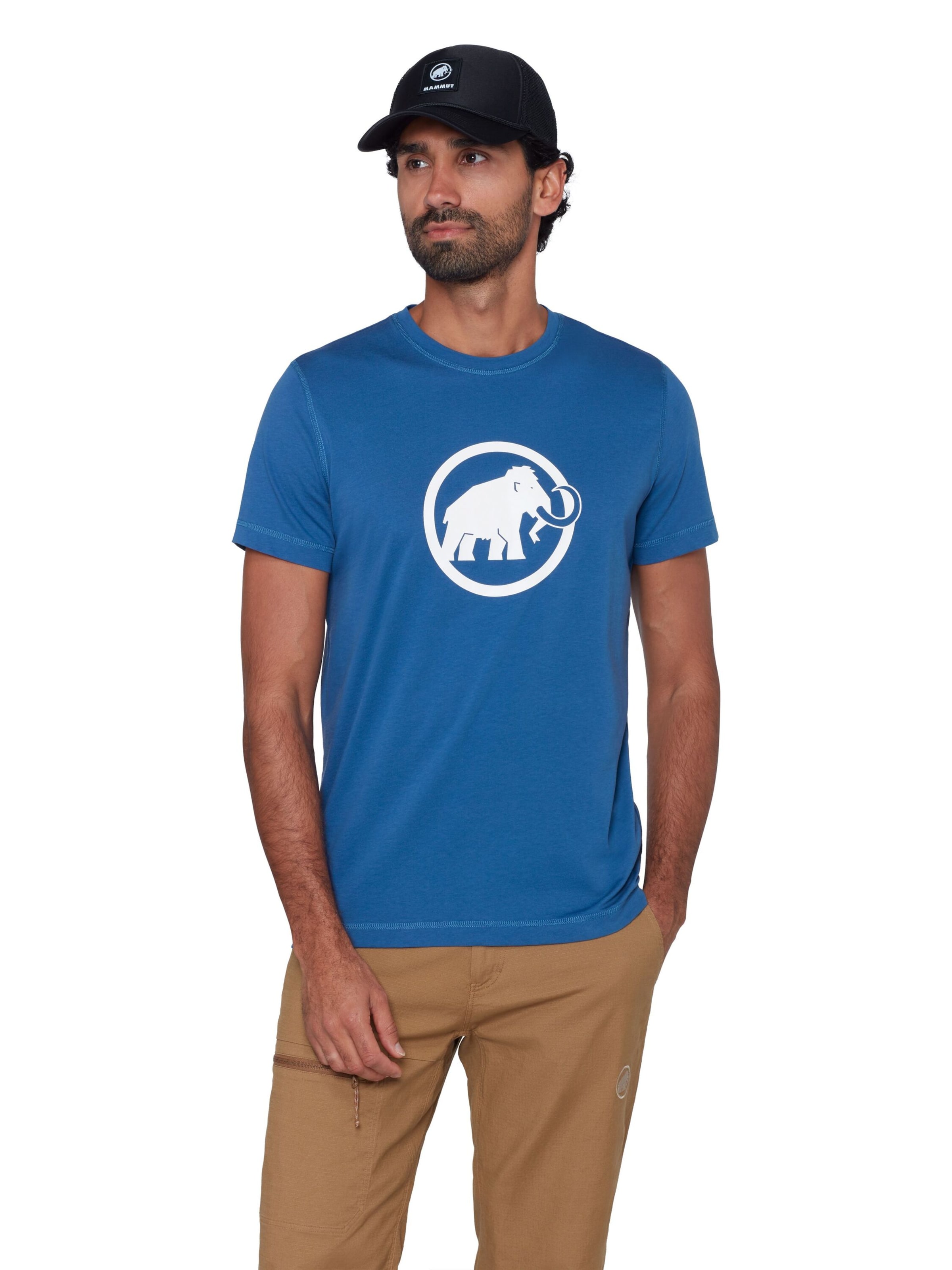 MAMMUT Performance Shirt in Blue: front