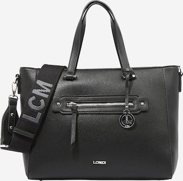 L.CREDI Handbag 'HELLEN' in Black: front