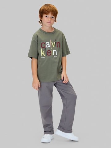 Calvin Klein Jeans Tričko – zelená