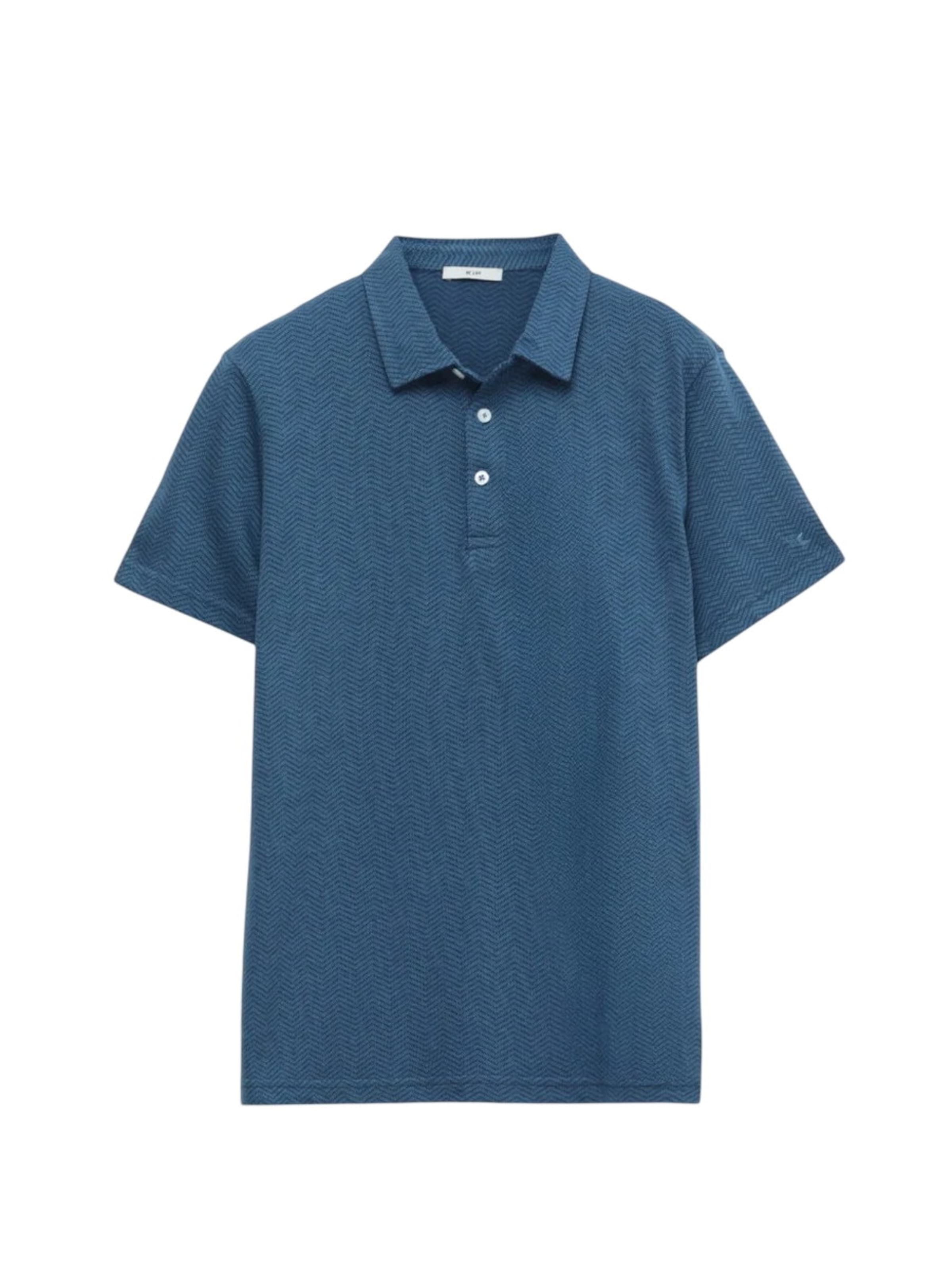KİP Poloshirt in Blau: Vorderseite