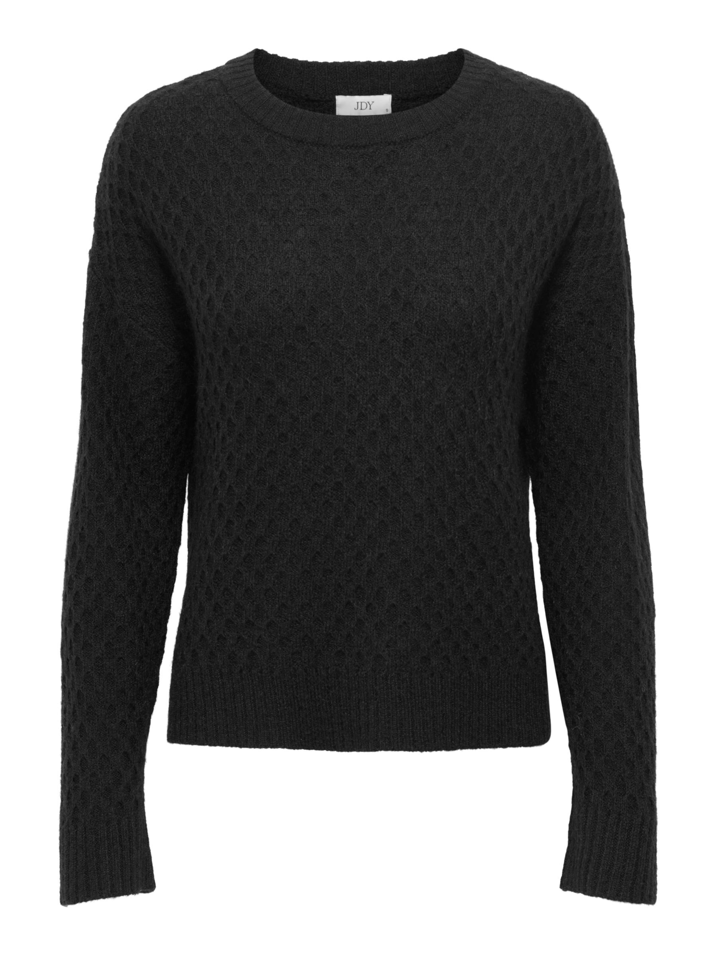 JDY Pullover 'JDYBigum' in Schwarz: Vorderseite