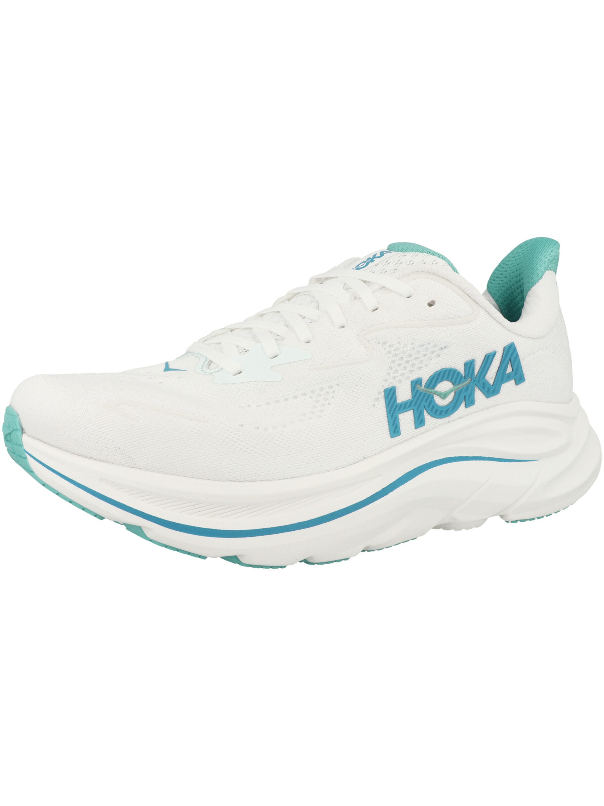 HOKA Running shoe 'Clifton 10' in White: front