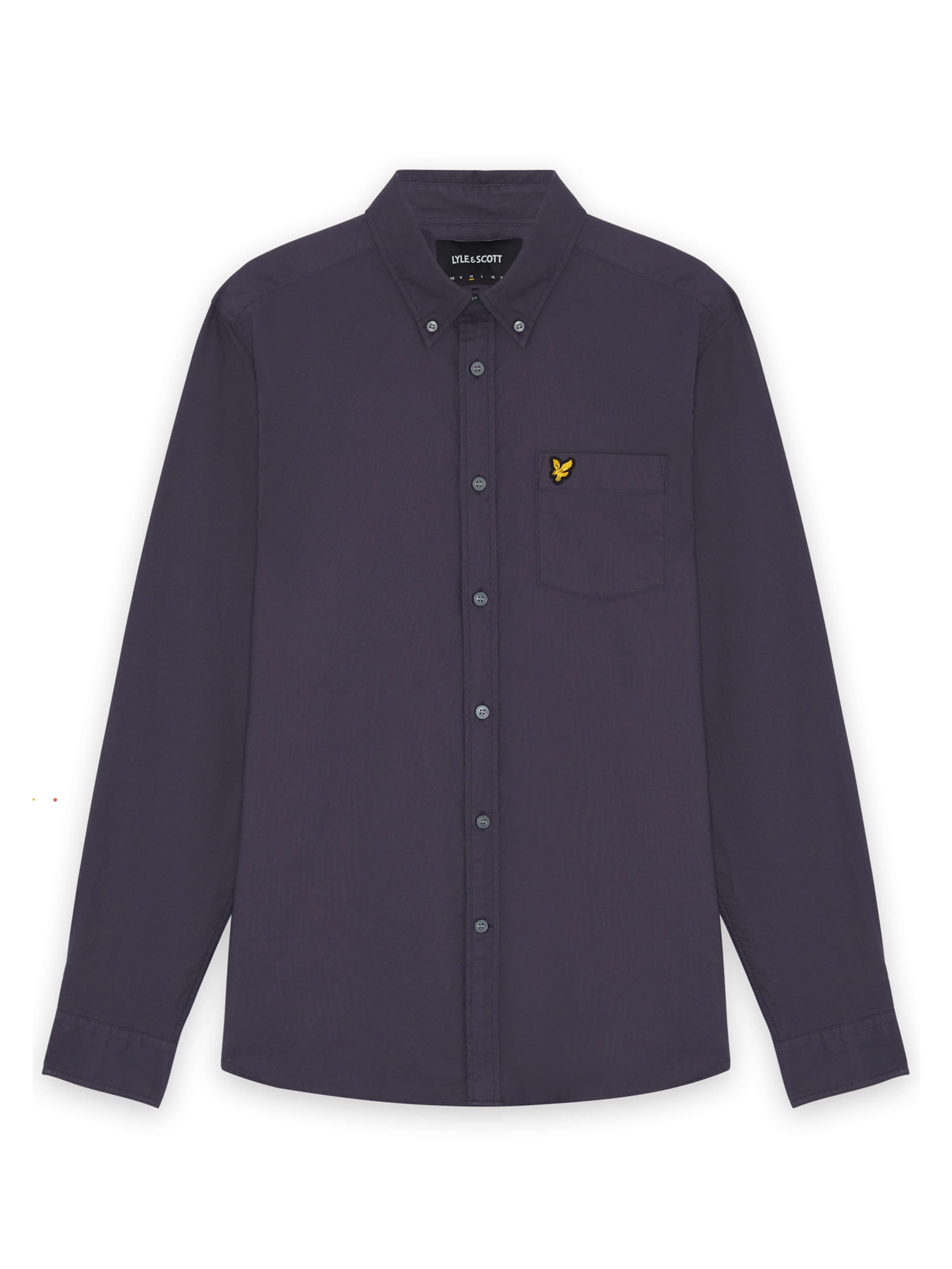 Lyle & Scott Regular fit Overhemd in Lila: voorkant