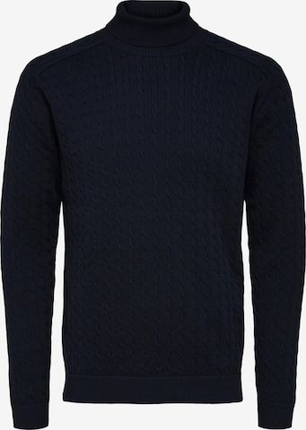 SELECTED HOMME Sweater 'Aiko' in Blue: front