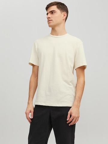 JACK & JONES Shirt in Beige: front