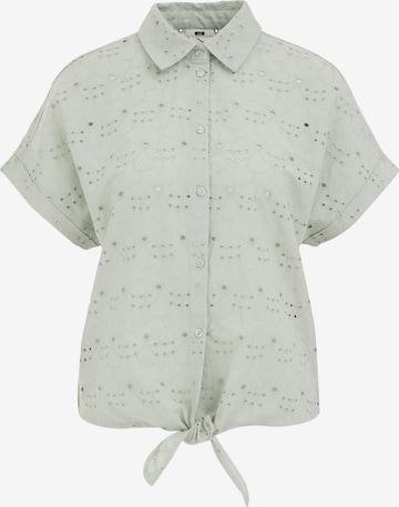 WE Fashion Bluzka w kolorze zielony: przód