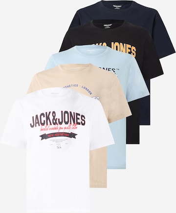 JACK & JONES Koszulka w kolorze beżowy: przód