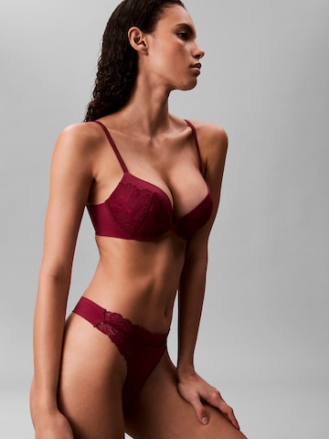 Calvin Klein Push-up Bra in Red