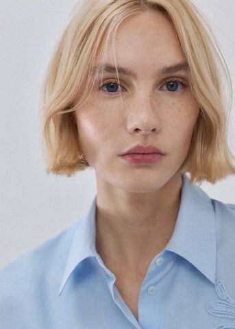 MANGO Bluse 'Salma' in Blau