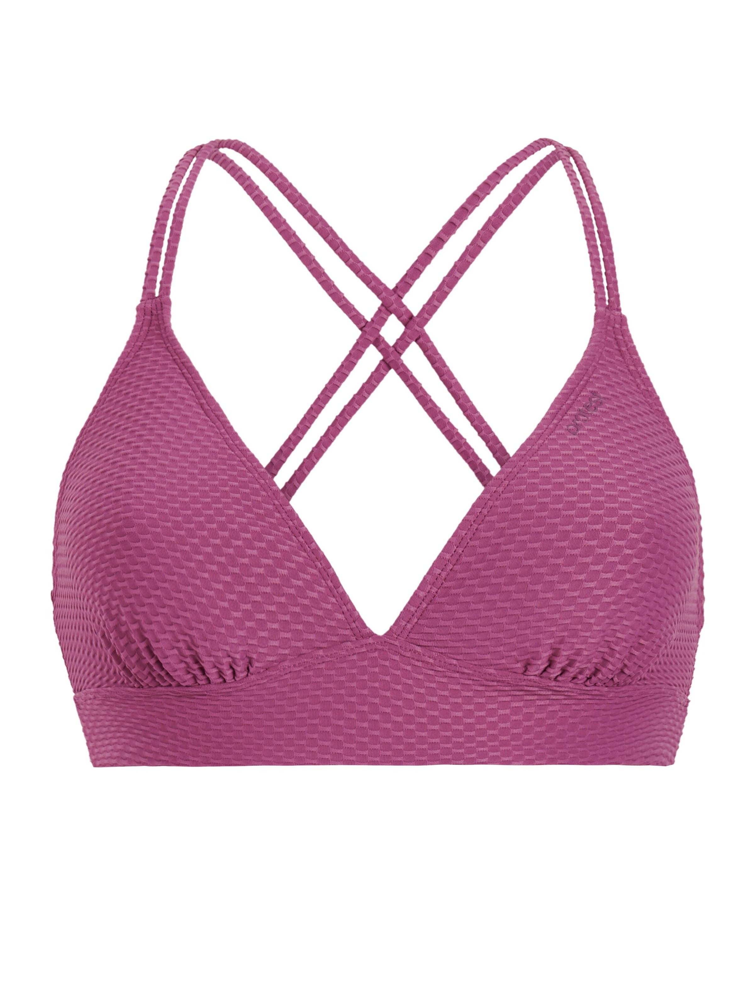 PROTEST Triangel Bikinitop 'MIXRelaxo' in Pink: Vorderseite