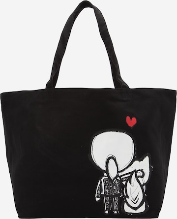 Karl LagerfeldShopper torba 'Ikon Valentine' - crna boja: prednji dio