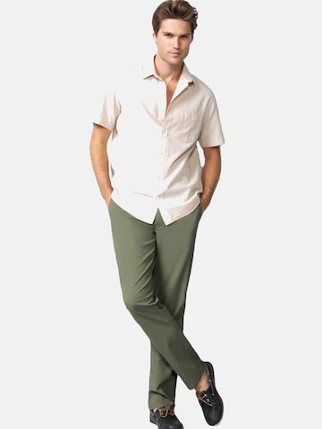 Regular Pantalon chino 'M5 Chino 1-6004' MEYER en vert