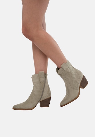 Elara Cowboystiefel in Grün