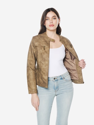 KOROSHI Välikausitakki värissä ruskea