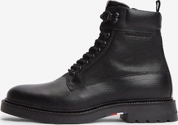 TOMMY HILFIGER Schnürboots in Schwarz: Vorderseite