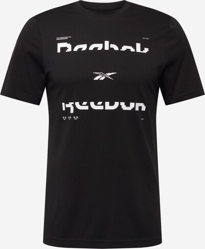 Reebok Sport Sportshirt in schwarz / weiß, Produktansicht