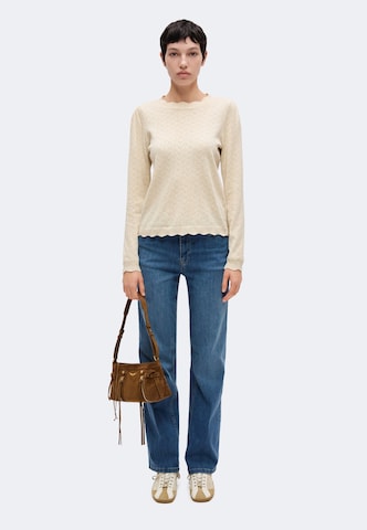 VILA Tröja 'VIFEMI' i beige