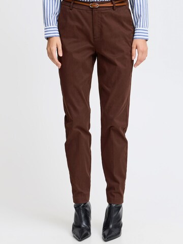 b.young - Slimfit Pantalón chino 'Days' en marrón: frente