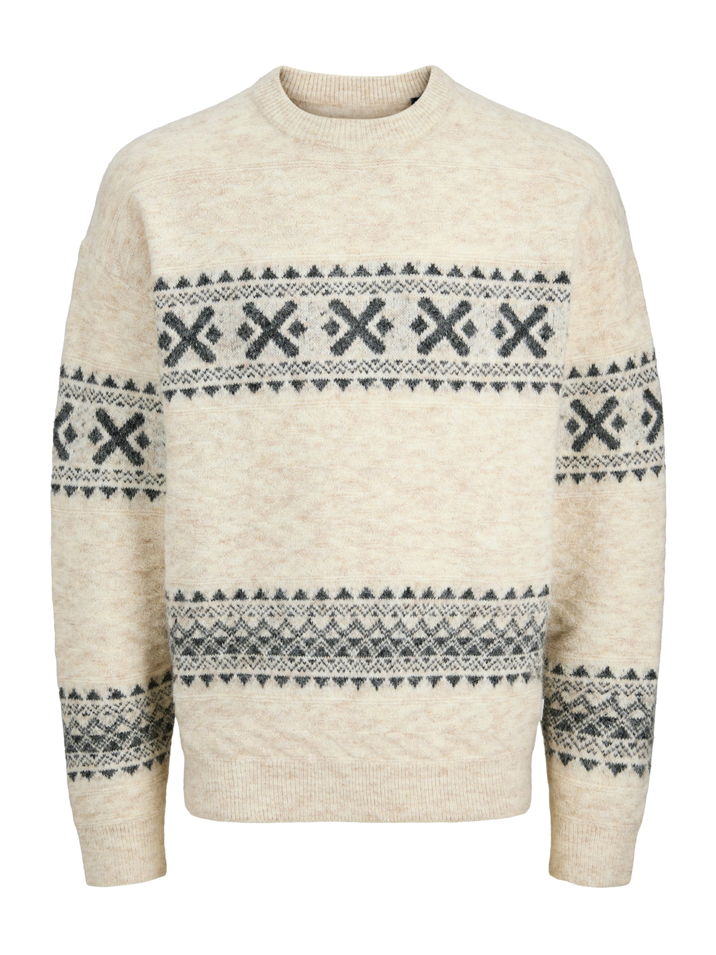 Jack & Jones Premium Trui 'JPRBLUMAX' in Grijs: voorkant