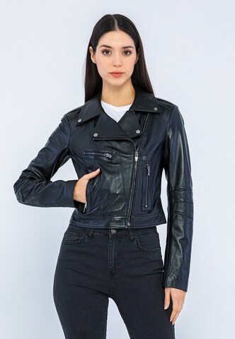 Giorgio di Mare Between-Season Jacket in Black: front