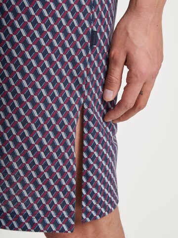 CALIDA Pyjama lang 'Relax Imprint'‌‌‌ in Rot