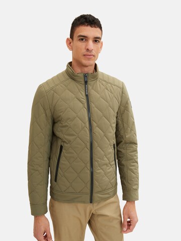 TOM TAILOR Between-season jacket in Green: front