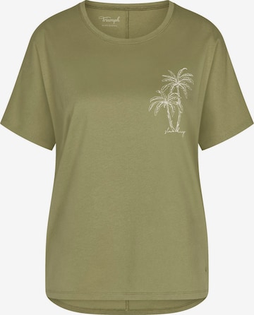 T-shirt ' Red Label Mix & Match Top ' TRIUMPH en vert : devant