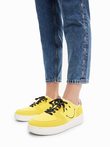 Desigual Platform trainers 'Metro' in Yellow