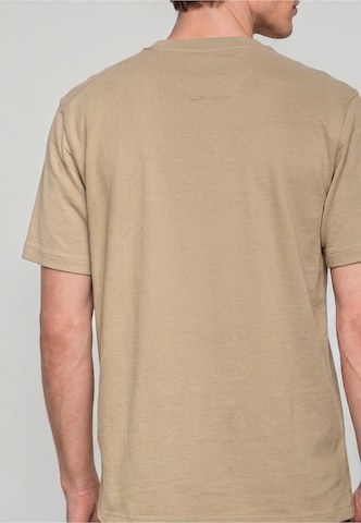 Dstrezzed T-Shirt 'Lasse' in Beige