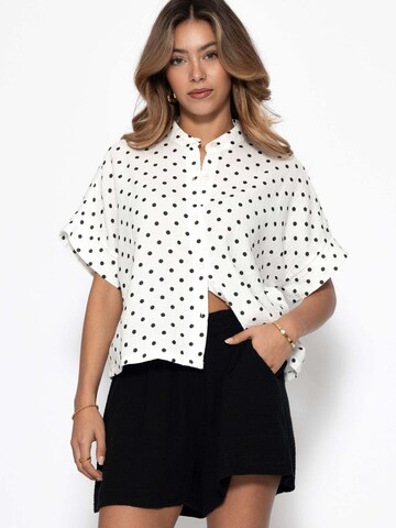 SASSYCLASSY Bluse‌‌‌ in Weiß