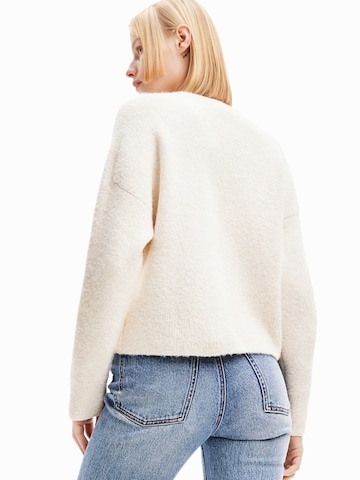 Desigual Sweater 'TRAZO' in White