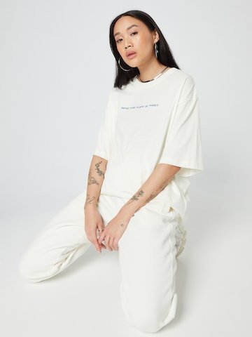 ABOUT YOU x Dardan Oversized Shirt 'Joe' in Weiß