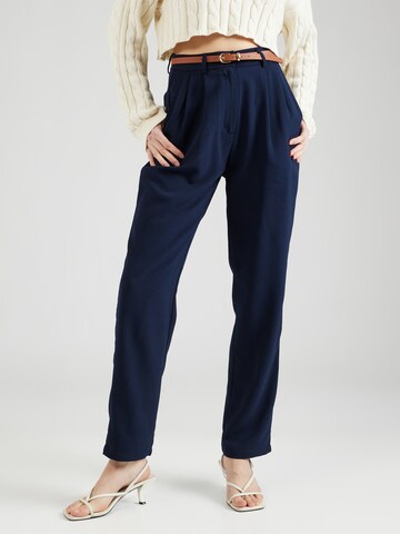 ABOUT YOU Regular Trousers 'Nina' in Blue: front