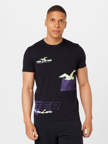 HOLLISTER T-Shirt in Schwarz: predná strana