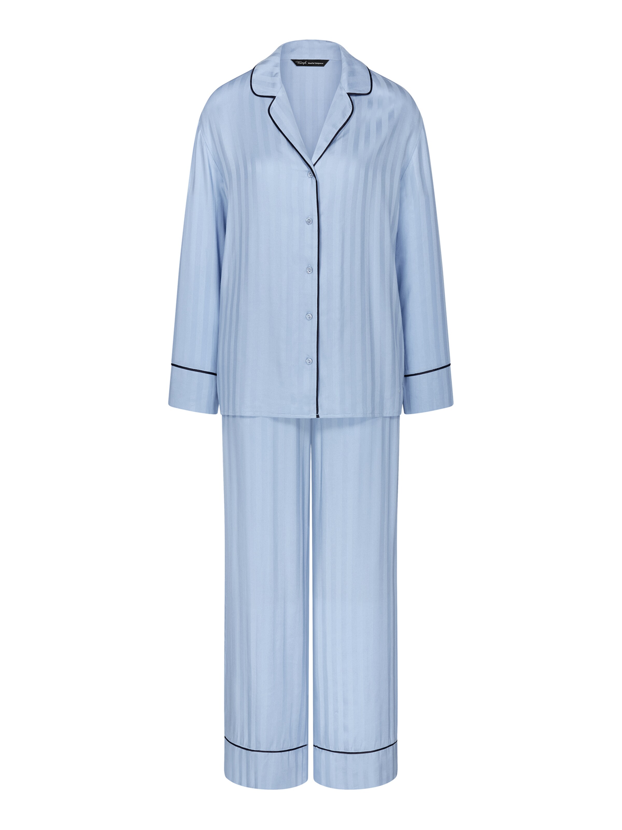 TRIUMPH - Pijama 'Amourette' en azul: frente