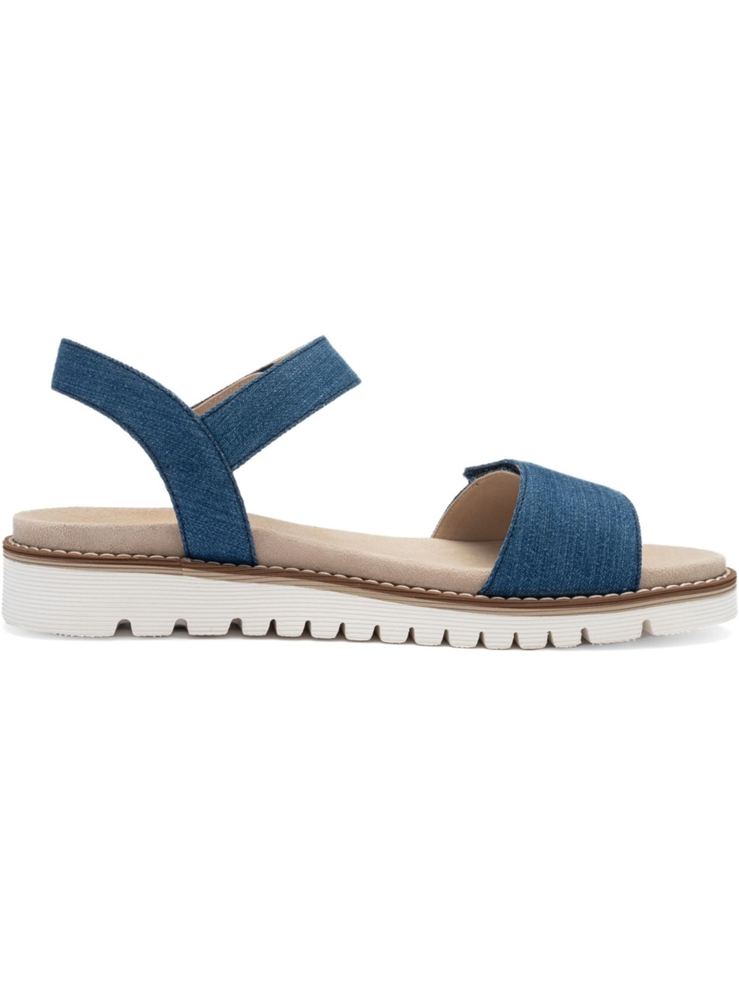 ARA Sandale 'Ara KENT Textil Blau'‌‌‌‌ in Blau