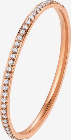 Hey Happiness Ring 'Slim Band' in Gold: Vorderseite