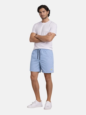 U.S. POLO ASSN. Regular Badeshorts in Blau