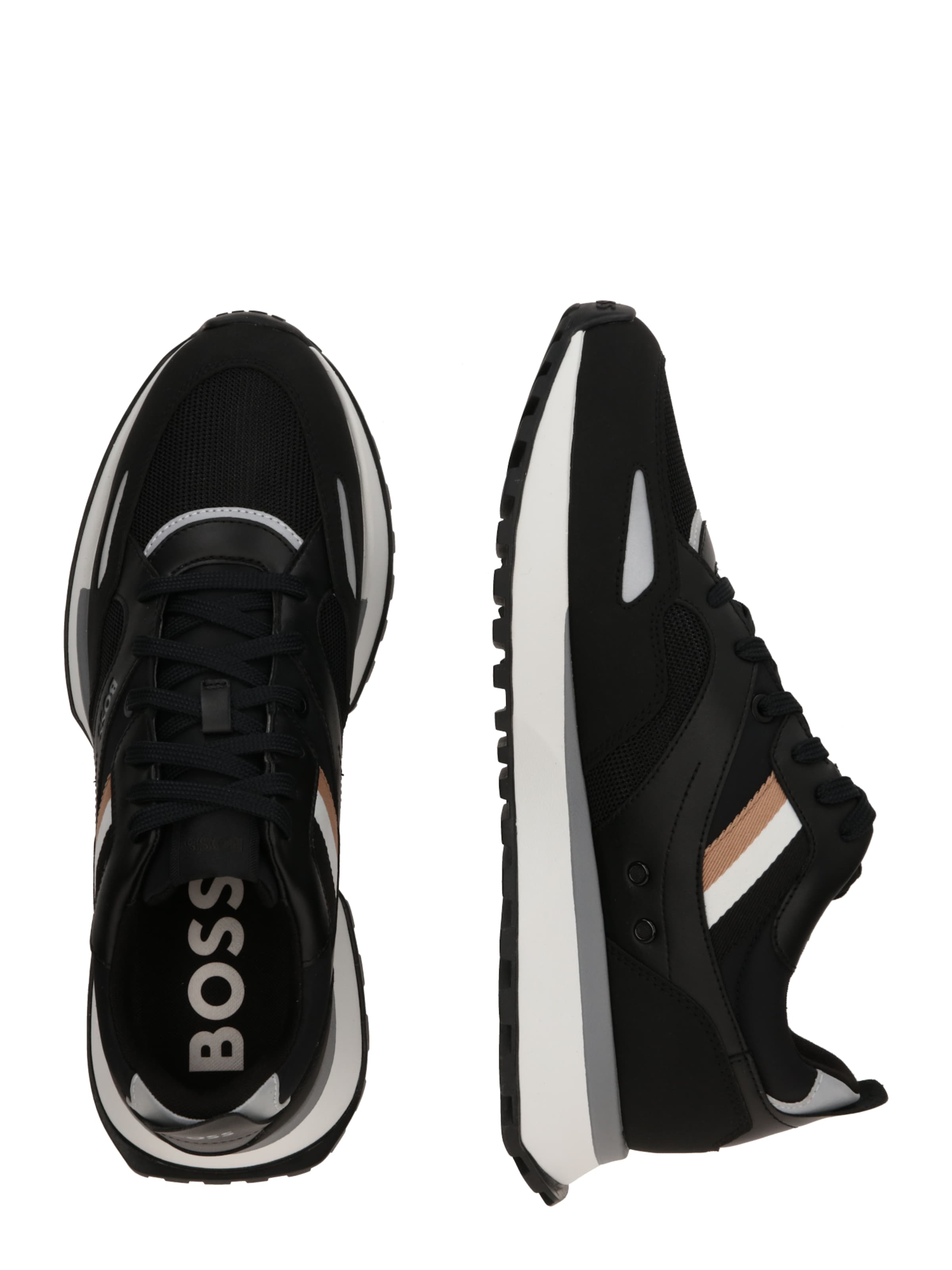 BOSS Låg sneaker i svart