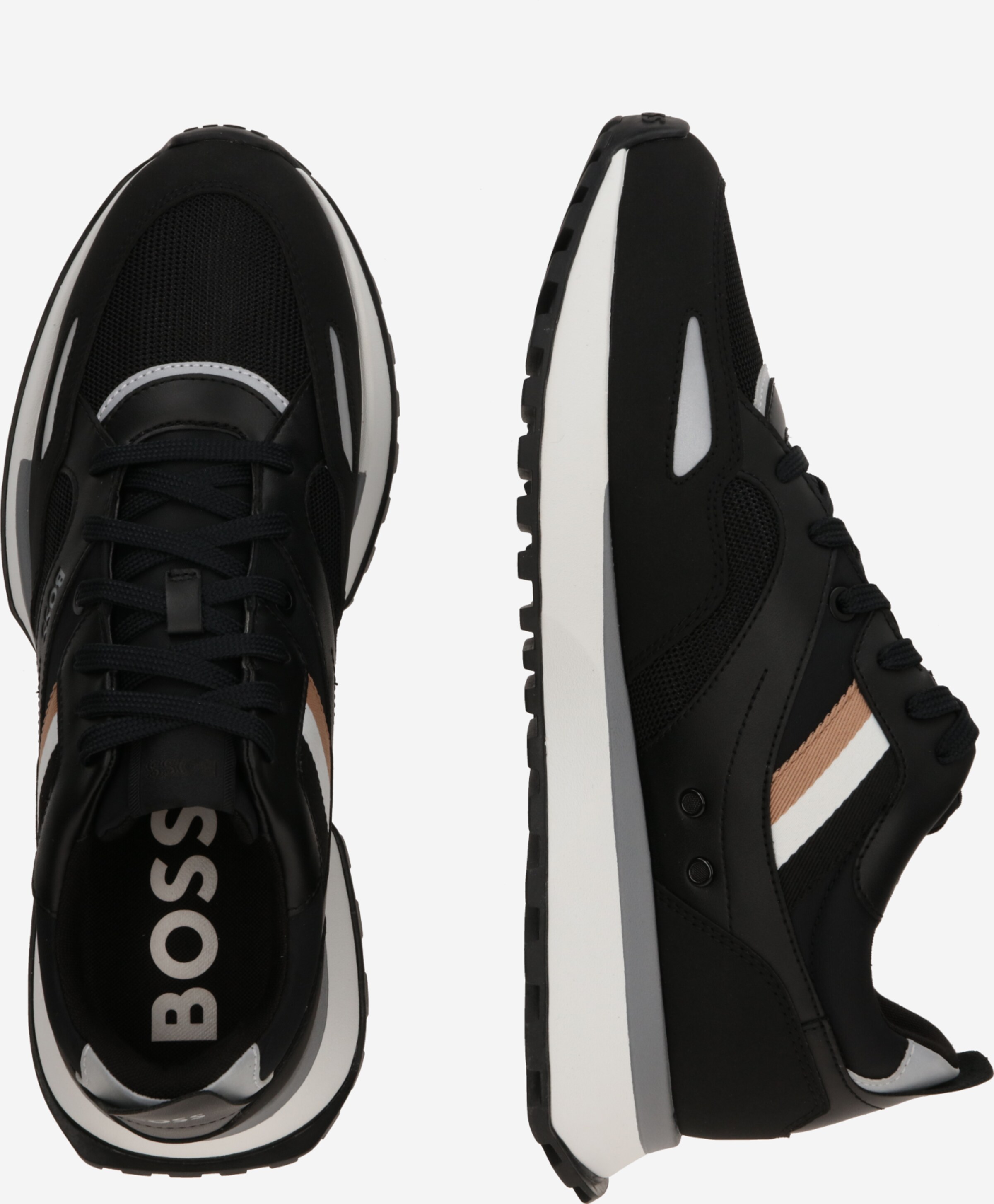 スニーカー BOSS Men Sneakers Black 50517559 241 BOSS Sneakers in Black | ABOUT YOU